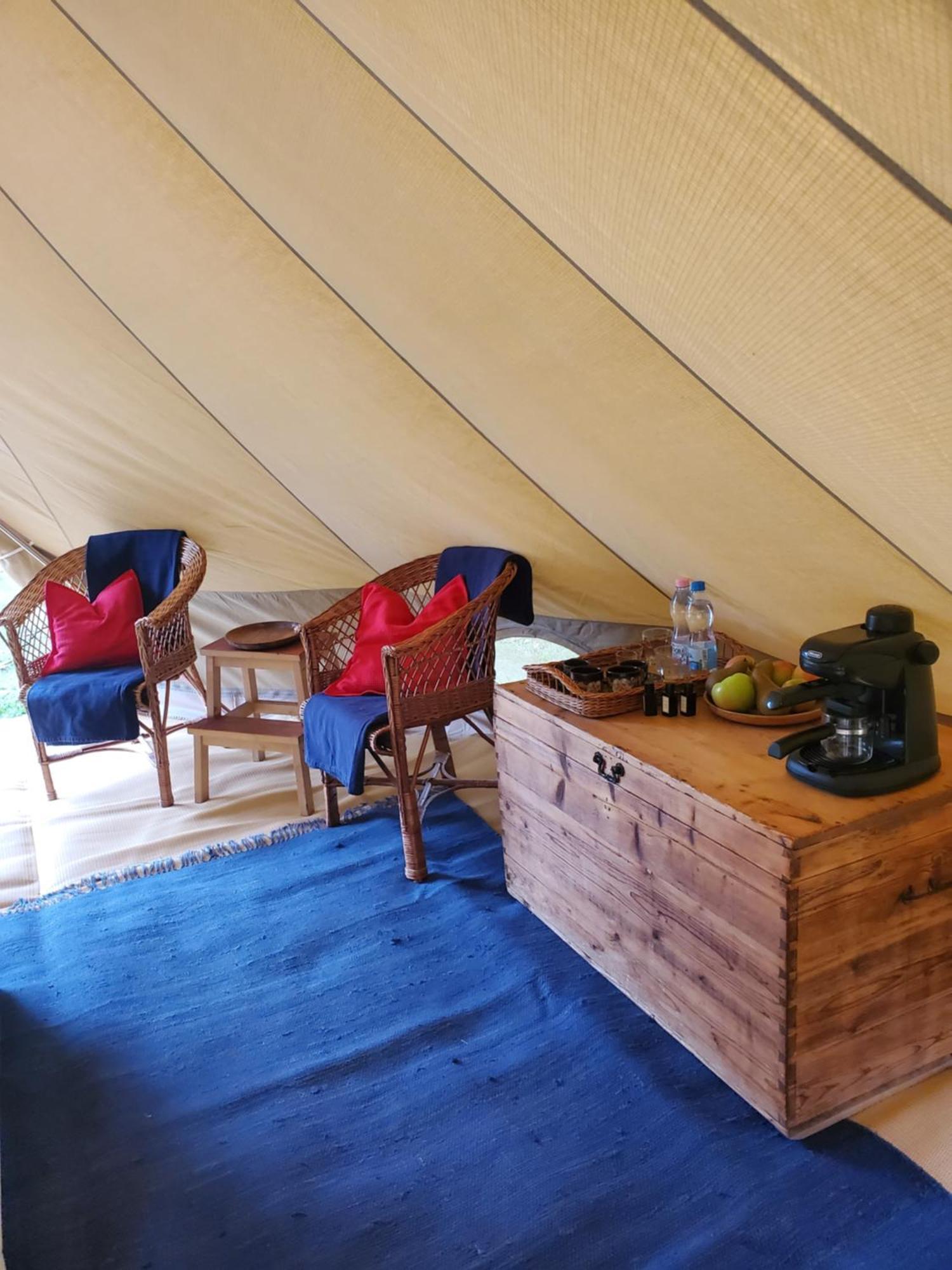 Luxusní stan Tiszaglamping, The Belgian Hideaway Tiszacsege